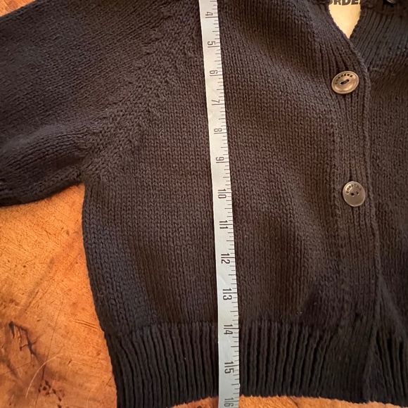 Cordera Top/Sweater - Cropped, Black - Picture 10 of 11